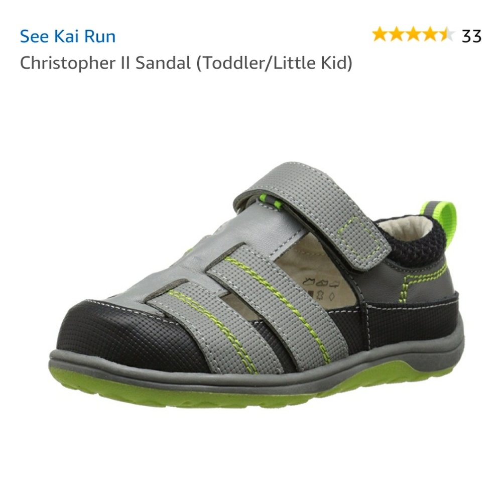 See Kai Run Christopher II sandal as 9 toddler NEW